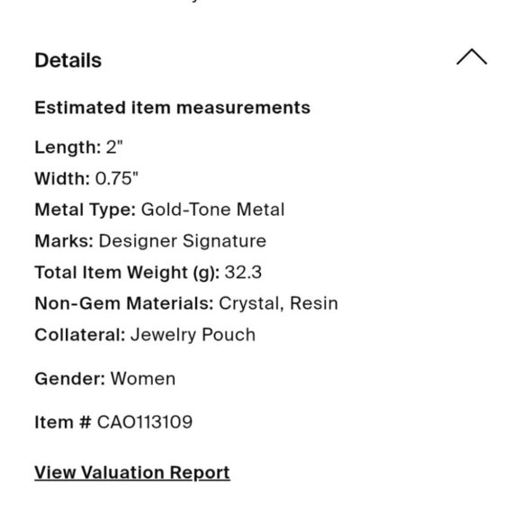 CAROLINA HERRERA | Faceted Crystal Drop Earrings navy Blue - Picture 5 of 7